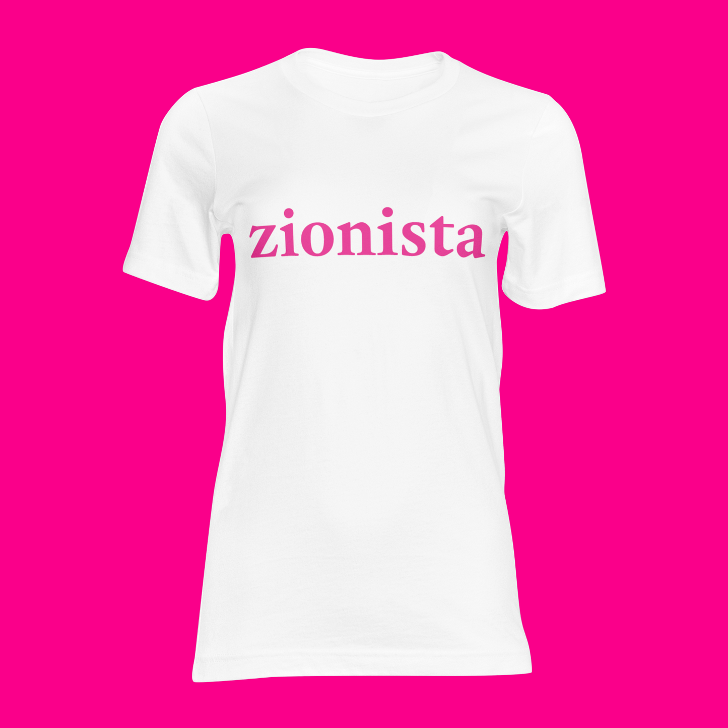 Zionista Womens T Shirt by Bella & Canvas